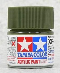 TAMIYA 壓克力系水性漆 10ml 暗綠色 英國空軍